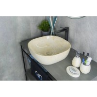 Раковина 42,5х42,5 см GID Stone Edition Mnc542