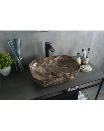 Раковина 45,5х32 см GID Stone Edition Mnc549