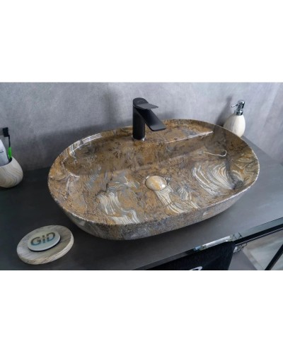 Раковина 61х41 см GID Stone Edition Mnc346T