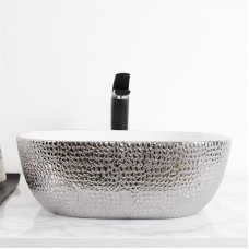 Раковина-чаша Mira 43 MR-4343WS Белая Серебро