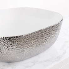 Раковина-чаша Mira 43 MR-4343WS Белая Серебро