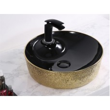 Раковина-чаша Mira 45 MR-4545BG Черная Золото