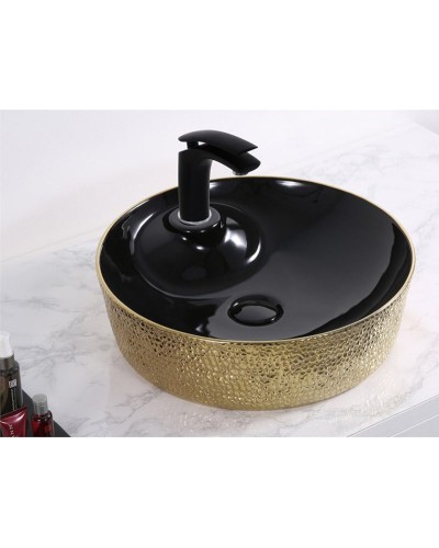 Раковина-чаша Mira 45 MR-4545BG Черная Золото
