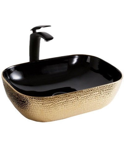 Раковина-чаша Mira 46 MR-4632BG Черная Золото