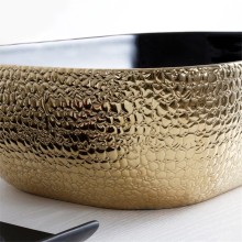 Раковина-чаша Mira 46 MR-4632BG Черная Золото