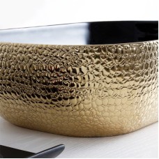 Раковина-чаша Mira 46 MR-4632BG Черная Золото