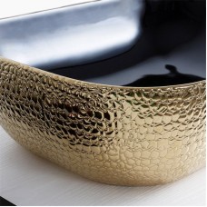 Раковина-чаша Mira 46 MR-4632BG Черная Золото