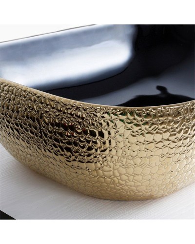 Раковина-чаша Mira 46 MR-4632BG Черная Золото