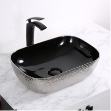 Раковина-чаша Mira 46 MR-4632BS Черная Серебро