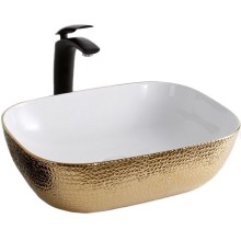 Раковина-чаша Mira 46 MR-4632WG Белая Золото