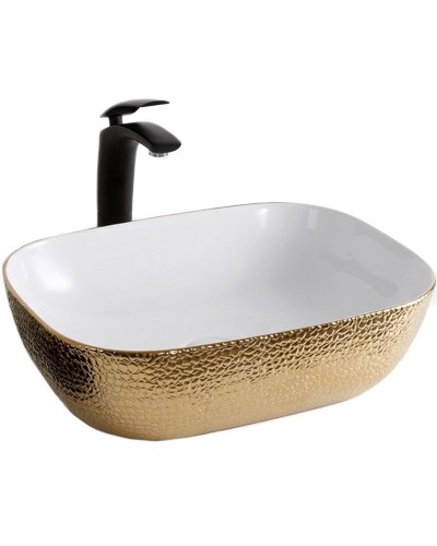 Раковина-чаша Mira 46 MR-4632WG Белая Золото