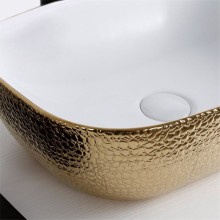 Раковина-чаша Mira 46 MR-4632WG Белая Золото