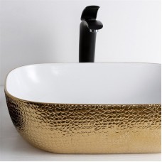 Раковина-чаша Mira 46 MR-4632WG Белая Золото