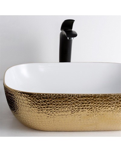 Раковина-чаша Mira 46 MR-4632WG Белая Золото