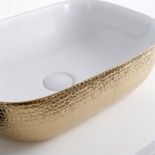 Раковина-чаша Mira 46 MR-4632WG Белая Золото