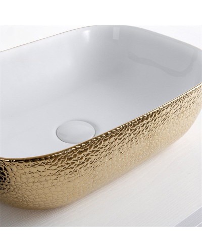 Раковина-чаша Mira 46 MR-4632WG Белая Золото