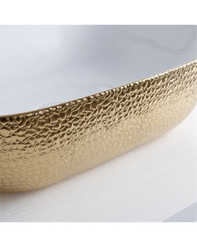 Раковина-чаша Mira 46 MR-4632WG Белая Золото