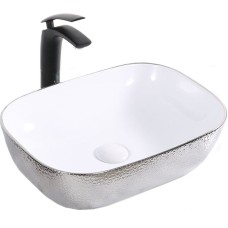 Раковина-чаша Mira 46 MR-4632WS Белая Серебро