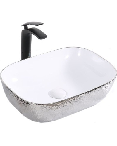 Раковина-чаша Mira 46 MR-4632WS Белая Серебро