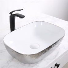 Раковина-чаша Mira 46 MR-4632WS Белая Серебро