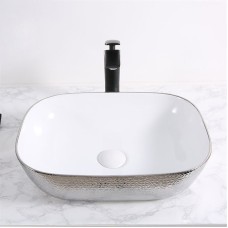 Раковина-чаша Mira 46 MR-4632WS Белая Серебро