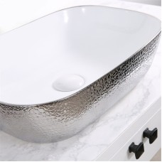 Раковина-чаша Mira 46 MR-4632WS Белая Серебро