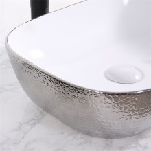 Раковина-чаша Mira 46 MR-4632WS Белая Серебро