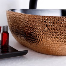 Раковина-чаша Mira 51 MR-5141BG Черная Золото