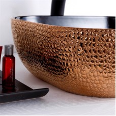 Раковина-чаша Mira 51 MR-5141BG Черная Золото