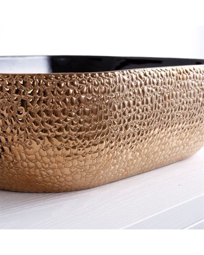 Раковина-чаша Mira 51 MR-5141BG Черная Золото