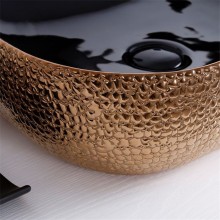 Раковина-чаша Mira 51 MR-5141BG Черная Золото