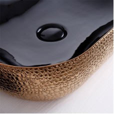 Раковина-чаша Mira 51 MR-5141BG Черная Золото