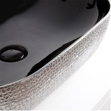 Раковина-чаша Mira 51 MR-5141BS Черная Серебро