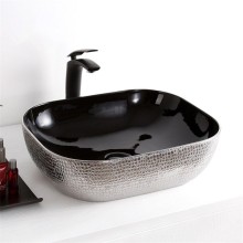 Раковина-чаша Mira 51 MR-5141BS Черная Серебро