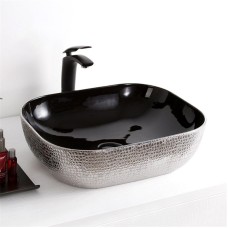 Раковина-чаша Mira 51 MR-5141BS Черная Серебро