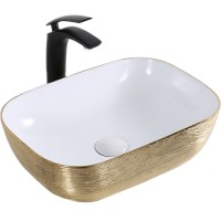 Раковина-чаша Mira 46 MR-4632LWY Белая Золото