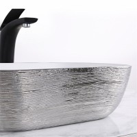 Раковина-чаша Mira 46 MR-4632LWS Белая Серебро