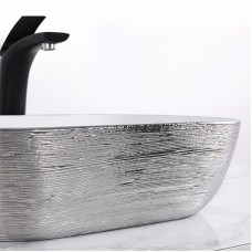 Раковина-чаша Mira 46 MR-4632LWS Белая Серебро