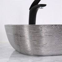 Раковина-чаша Mira 46 MR-4632LWS Белая Серебро