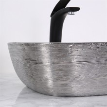 Раковина-чаша Mira 46 MR-4632LWS Белая Серебро