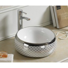 Раковина-чаша CeramaLux 39 5004SP Белая Серая