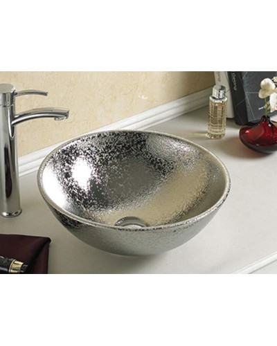 Раковина-чаша CeramaLux 41 7226SS Серебро