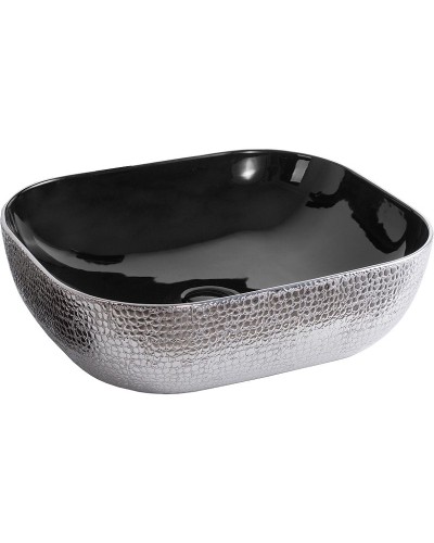 Раковина-чаша CeramaLux 50 D1302H020 Серебро Черная