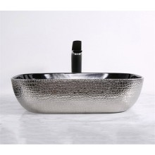 Раковина-чаша CeramaLux 50 D1302H020 Серебро Черная