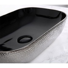 Раковина-чаша CeramaLux 50 D1302H020 Серебро Черная