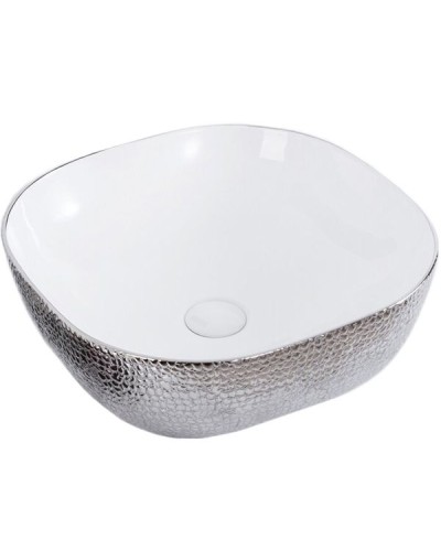 Раковина-чаша CeramaLux 42 D1301H021 Белая Серебро