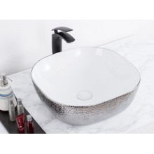 Раковина-чаша CeramaLux 42 D1301H021 Белая Серебро