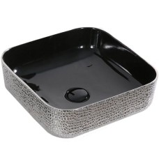 Раковина-чаша CeramaLux 38 D1303H020 Черная Серебро