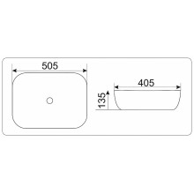 Раковина-чаша CeramaLux 50 D1302H011 Белая
