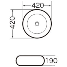 Раковина-чаша Grossman 42 GR-3010 Белая